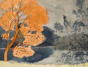 Etang en automne