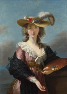Self Portrait In A Straw Hat