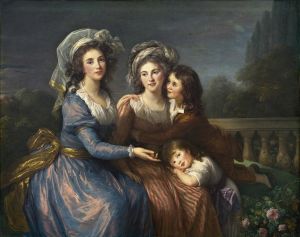 The Marquise de Pezay,and the Marquise de Rougé with Her Sons Alexis and Adrien