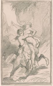 Study for Nessus abducting Dejanire