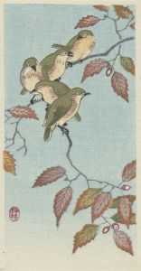 Small Birds on a Twig