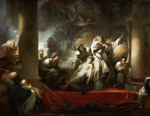 Coresus Sacrificing Himself To Save Callirhoe