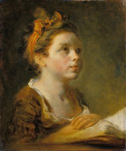 Girl reading a book