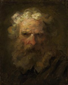 Head of an old man