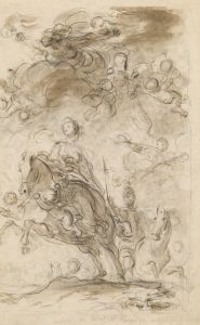 Orlando and Angelica Arrive at Charlemagne’s Camp