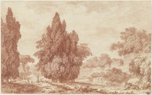 A Stand of Cypresses in an Italian Park