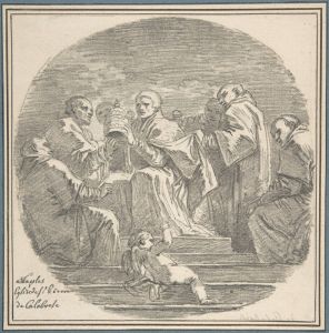 Saint Celestine V Renouncing the Papacy, after Mattia Preti