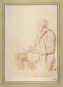 Seated Man Reading