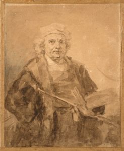 Portrait de Rembrandt à la palette