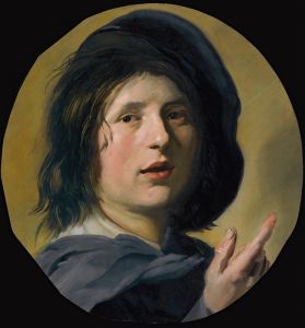 A Tronie Study Of The Head And Right Hand Of A Boy