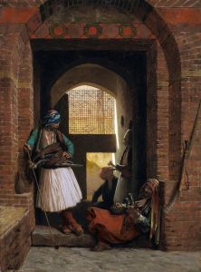 Corps de garde d’arnautes au Caire