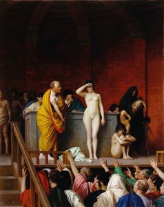 Slave Market in Ancient Rome