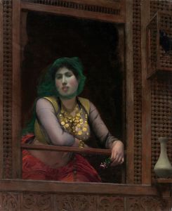 Woman at a Balcony