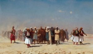 Egyptian Recruits Crossing The Desert