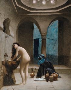 Study For A Maure Bath, Turkish Woman In The Bath