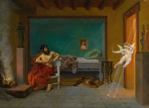 Cupid Runs out the Door