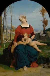 La Vierge, L’enfant Jesus Et Saint Jean