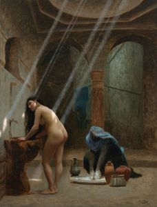 Un bain maure, ébauche