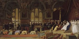 Reception of the Siamese ambassadors by the Emperor Napoleon III at the Palace of Fontainebleau, June 27, 1861