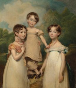 Portrait of the Hughes-Hallett children