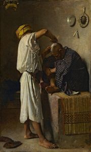 An oriental barbershop