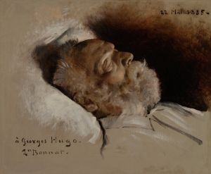 Victor Hugo sur son lit de mort
