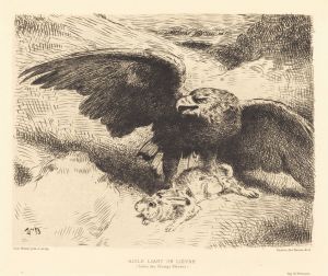 Aigle Liant un Lièvre
