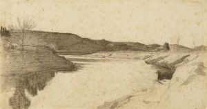 Paysage des bords du Tibre