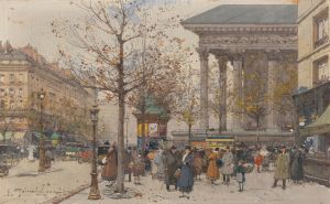 Vue animée de la Madeleine