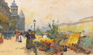 Le Marché Des Fleurs À La Cité