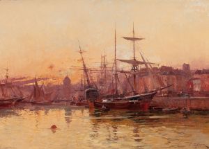 Voiliers à quai en Normandie