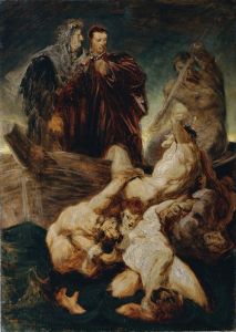 Dante and Virgil in the inferno