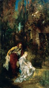 Snow White Receives The Poisoned Comb