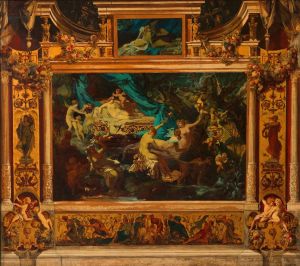 Entwurf zum Vorhang des Stadttheaters