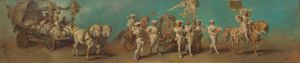 Entwurf zum Festzug 1879 – Die Müller und Bäcker