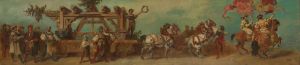 Entwurf zum Festzug 1879 – Die Zimmerleute