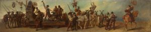 Entwurf zum Festzug 1879 – Die Schmiede