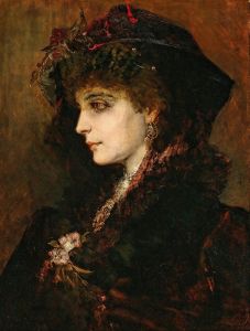Portrait of a Young Lady in Profile