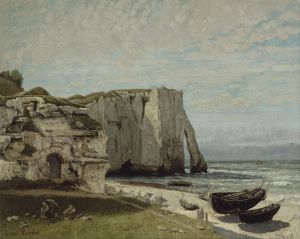 The Etretat Cliffs after the Storm