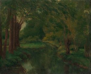 A Brook in a Clearing