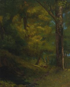 Deux chevreuils dans la forêt