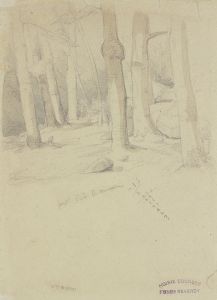 Friedhof und Frau mit Umhang