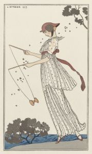 Robe de linon imprimé