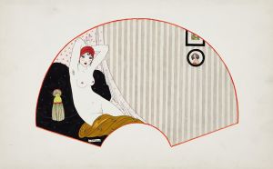 Femme nue sur un divan