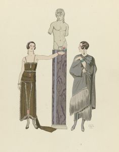 Eros ; Robe et manteau, pour le soir, de Worth