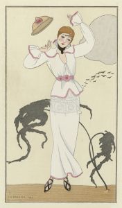 Robe de drap blanc