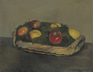 Basket With Red And Yellow Apples