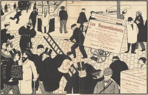 Book jacket for ‘Les Rassemblements’