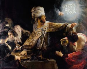 Belshazzar’s feast