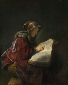 Old Woman Reading